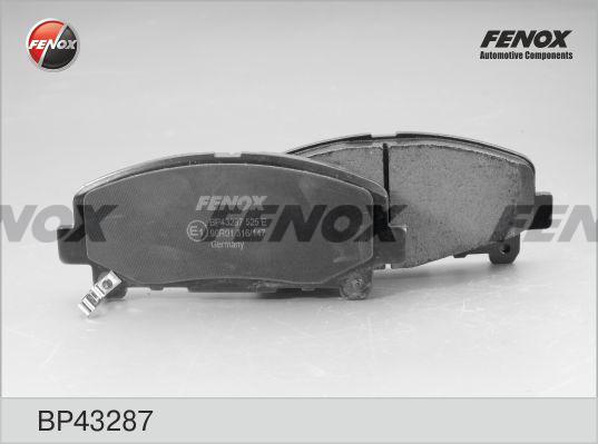 Fenox BP43287 - Гальмівні колодки, дискові гальма autozip.com.ua