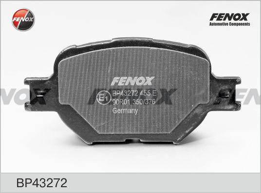 Fenox BP43272 - Гальмівні колодки, дискові гальма autozip.com.ua