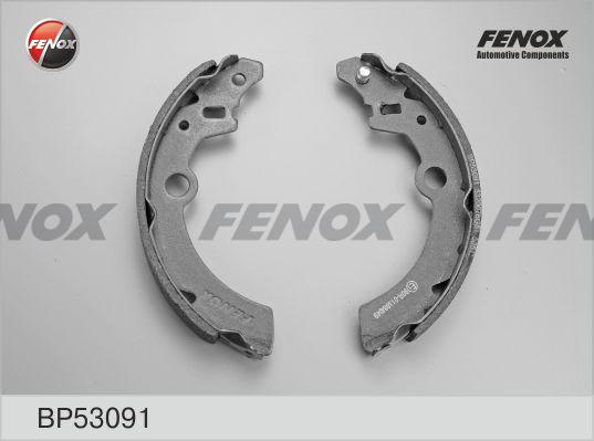 Fenox BP53091 - Комплект гальм, барабанний механізм autozip.com.ua