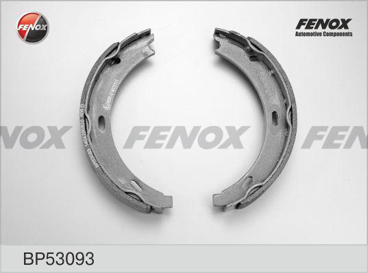 Fenox BP53093 - Комплект гальм, барабанний механізм autozip.com.ua