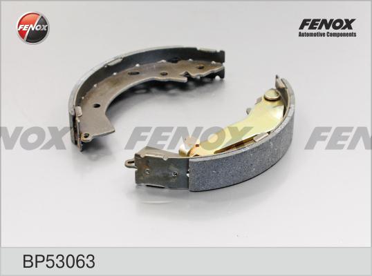 Fenox BP53063 - Комплект гальм, барабанний механізм autozip.com.ua
