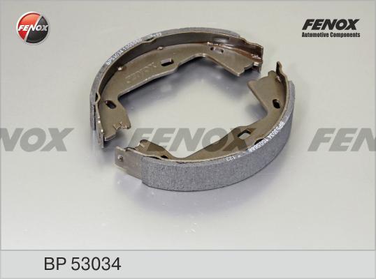 Fenox BP53034 - Комплект гальм, барабанний механізм autozip.com.ua