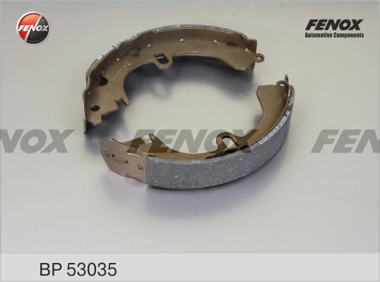 Fenox BP53035 - Комплект гальм, барабанний механізм autozip.com.ua