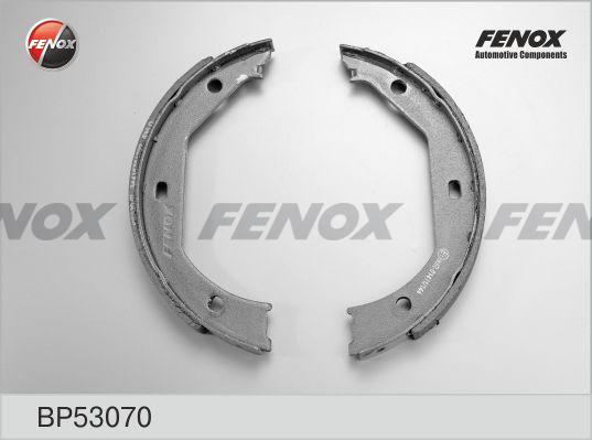 Fenox BP53070 - Комплект гальм, барабанний механізм autozip.com.ua