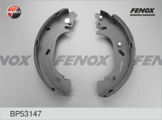 Fenox BP53147 - Комплект гальм, барабанний механізм autozip.com.ua