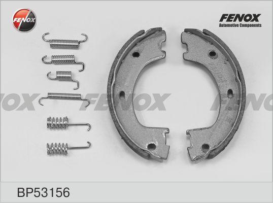 Fenox BP53156 - Комплект гальм, барабанний механізм autozip.com.ua