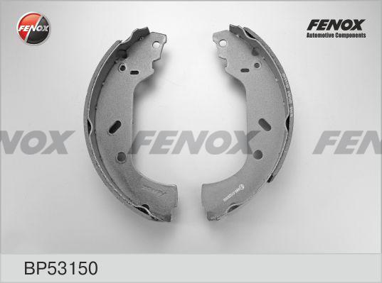 Fenox BP53150 - Комплект гальм, барабанний механізм autozip.com.ua