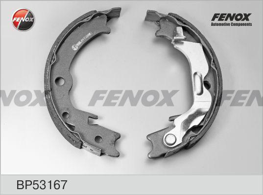 Fenox BP53167 - Комплект гальм, барабанний механізм autozip.com.ua