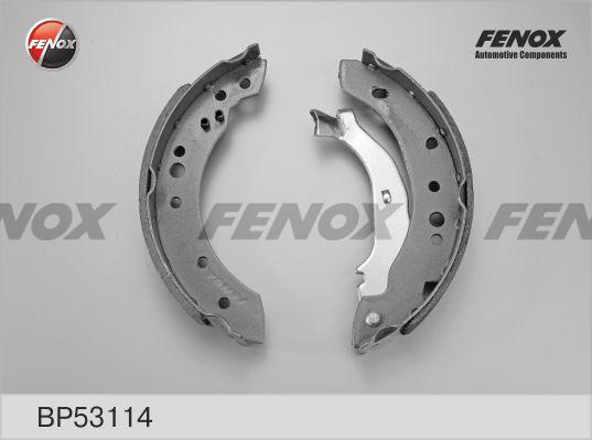 Fenox BP53114 - Комплект гальм, барабанний механізм autozip.com.ua
