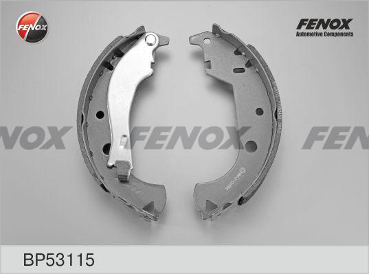 Fenox BP53115 - Комплект гальм, барабанний механізм autozip.com.ua