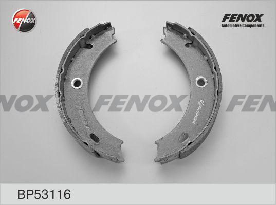 Fenox BP53116 - Комплект гальм, барабанний механізм autozip.com.ua