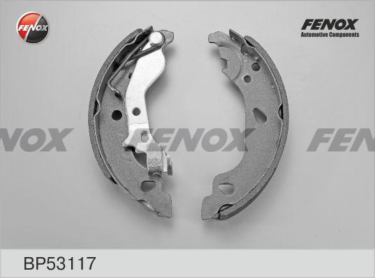 Fenox BP53117 - Комплект гальм, барабанний механізм autozip.com.ua
