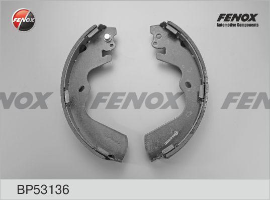 Fenox BP53136 - Комплект гальм, барабанний механізм autozip.com.ua