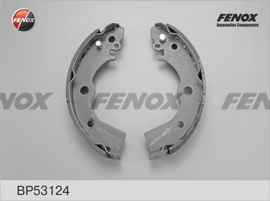 Fenox BP53124 - Комплект гальм, барабанний механізм autozip.com.ua