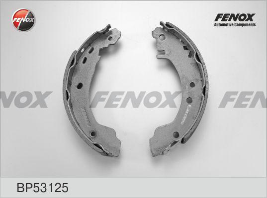 Fenox BP53125 - Комплект гальм, барабанний механізм autozip.com.ua