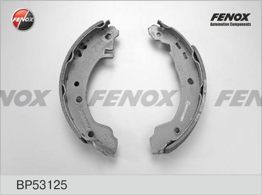 Fenox BP53125 - Комплект гальм, барабанний механізм autozip.com.ua