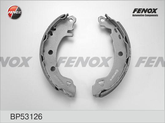 Fenox BP53126 - Комплект гальм, барабанний механізм autozip.com.ua