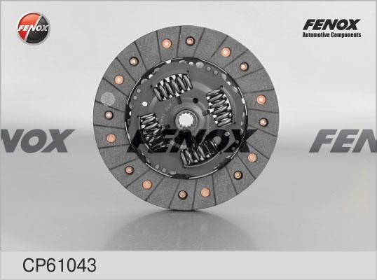 Fenox CP61043 - Диск зчеплення autozip.com.ua