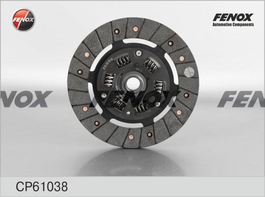 Fenox CP61038 - Диск зчеплення autozip.com.ua