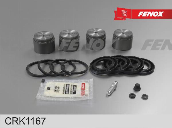Fenox CRK1167 - Ремкомплект, гальмівний супорт autozip.com.ua