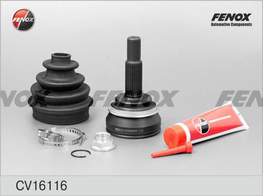Fenox CV16116 - Шарнірний комплект, ШРУС, приводний вал autozip.com.ua