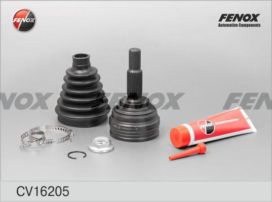 Fenox CV16205 - Шарнірний комплект, ШРУС, приводний вал autozip.com.ua