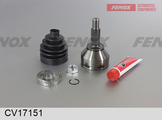 Fenox CV17151 - Шарнірний комплект, ШРУС, приводний вал autozip.com.ua