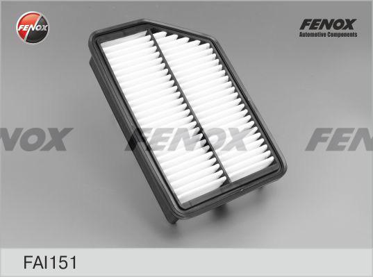 Fenox FAI151 - Повітряний фільтр autozip.com.ua