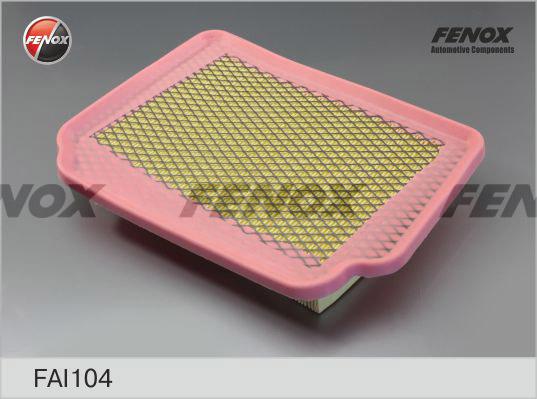 Fenox FAI104 - Повітряний фільтр autozip.com.ua