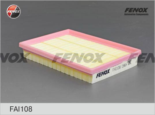 Fenox FAI108 - Повітряний фільтр autozip.com.ua