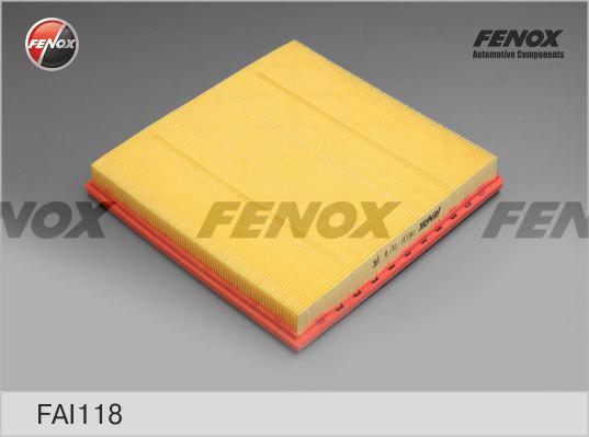 Fenox FAI118 - Повітряний фільтр autozip.com.ua