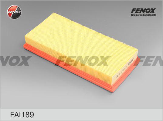 Fenox FAI189 - Повітряний фільтр autozip.com.ua