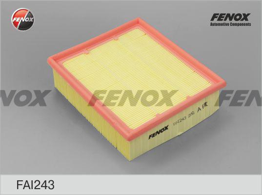 Fenox FAI243 - Повітряний фільтр autozip.com.ua