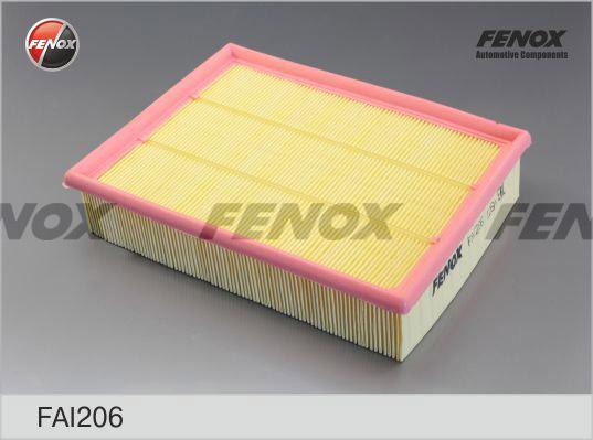 Fenox FAI206 - Повітряний фільтр autozip.com.ua