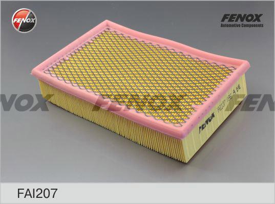 Fenox FAI207 - Повітряний фільтр autozip.com.ua