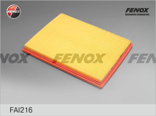 Fenox FAI216 - Повітряний фільтр autozip.com.ua