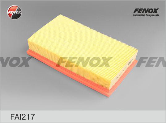 Fenox FAI217 - Повітряний фільтр autozip.com.ua