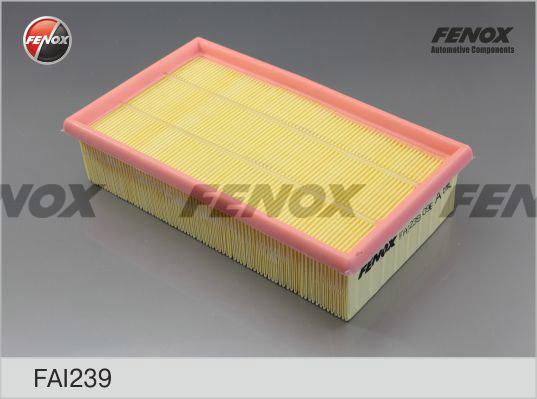 Fenox FAI239 - Повітряний фільтр autozip.com.ua