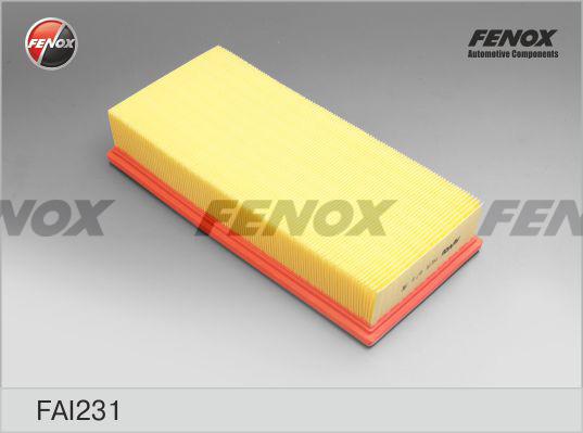 Fenox FAI231 - Повітряний фільтр autozip.com.ua