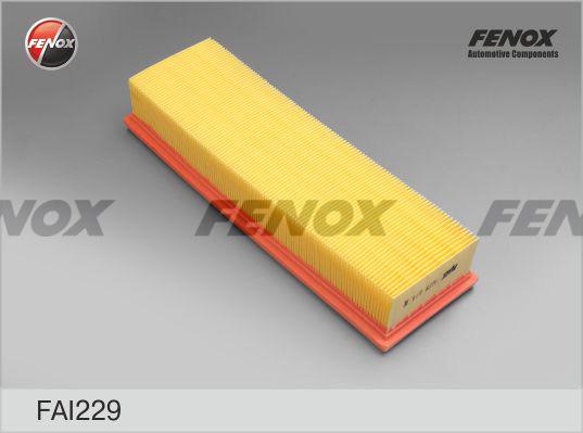 Fenox FAI229 - Повітряний фільтр autozip.com.ua