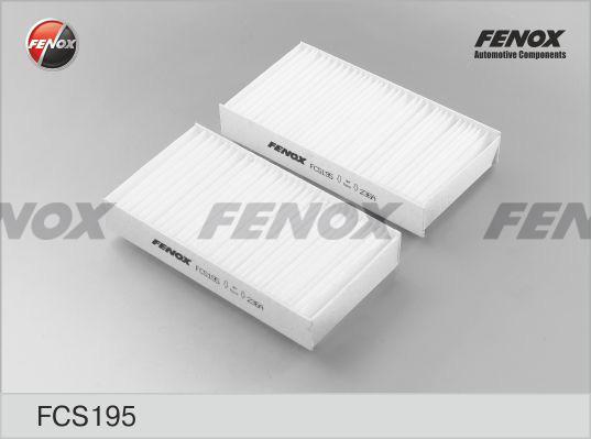 Fenox FCS195 - Фільтр, повітря у внутрішній простір autozip.com.ua