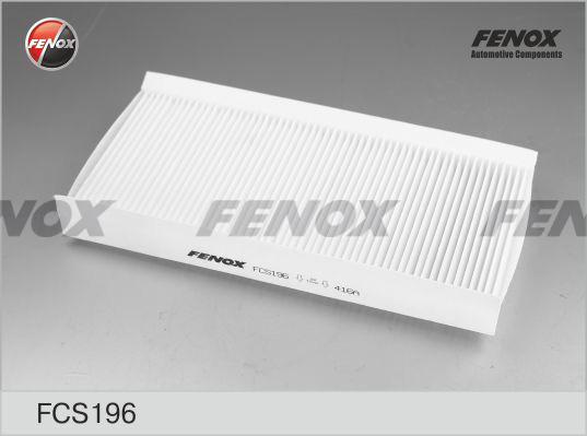 Fenox FCS196 - Фільтр, повітря у внутрішній простір autozip.com.ua
