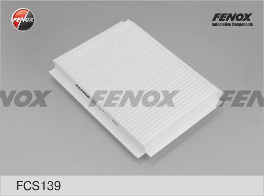 Fenox FCS139 - Фільтр, повітря у внутрішній простір autozip.com.ua