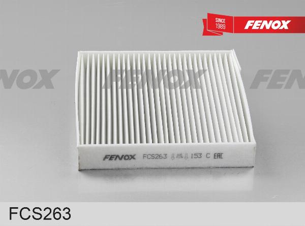 Fenox FCS263 - Фільтр, повітря у внутрішній простір autozip.com.ua