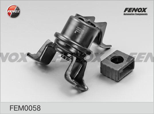 Fenox FEM0058 - Подушка, підвіска двигуна autozip.com.ua