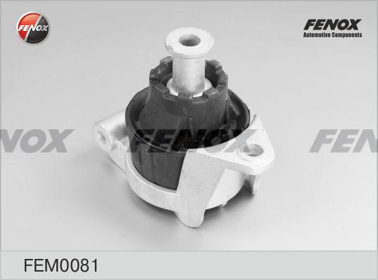 Fenox FEM0081 - Подушка, підвіска двигуна autozip.com.ua