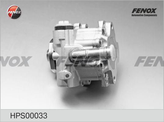 Fenox HPS00033 - Гідравлічний насос, рульове управління, ГУР autozip.com.ua