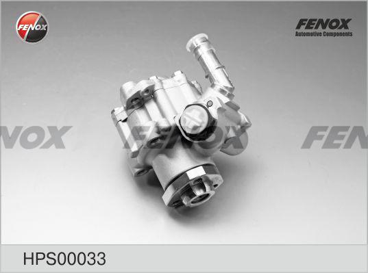 Fenox HPS00033 - Гідравлічний насос, рульове управління, ГУР autozip.com.ua