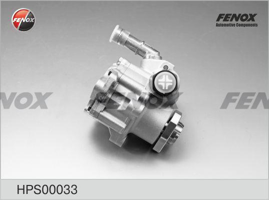 Fenox HPS00033 - Гідравлічний насос, рульове управління, ГУР autozip.com.ua