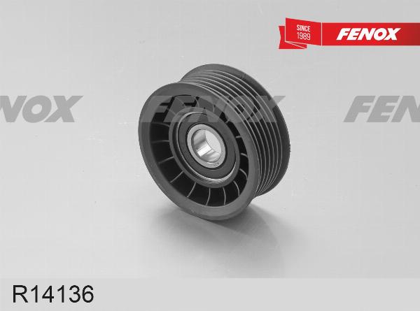 Fenox R14136 - Паразитний / провідний ролик, поліклиновий ремінь autozip.com.ua